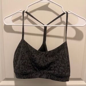 Flow Y bra Lululemon coal multi sz 10